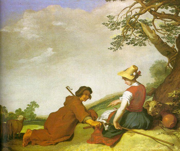 Abraham Bloemart Shepherd and Shepherdess France oil painting art